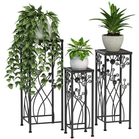 one peice metal flower box patio holder|Metal.